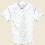 Harbor Shirt - White Polkadot - Bridge & Burn - STAG Provisions - Tops - S/S Woven - Dot