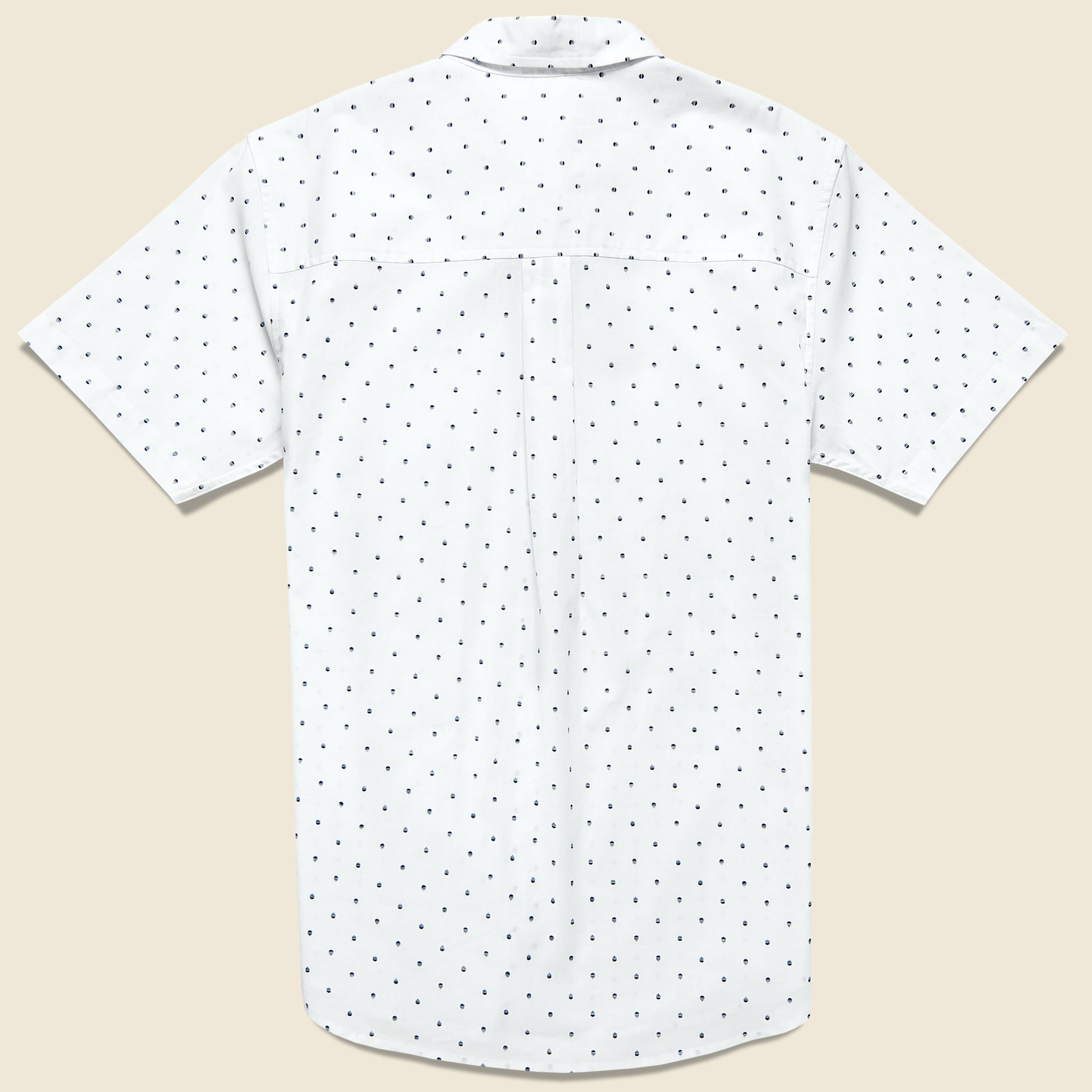 
                          Harbor Shirt - White Polkadot - Bridge &amp; Burn - STAG Provisions - Tops - S/S Woven - Dot
                        