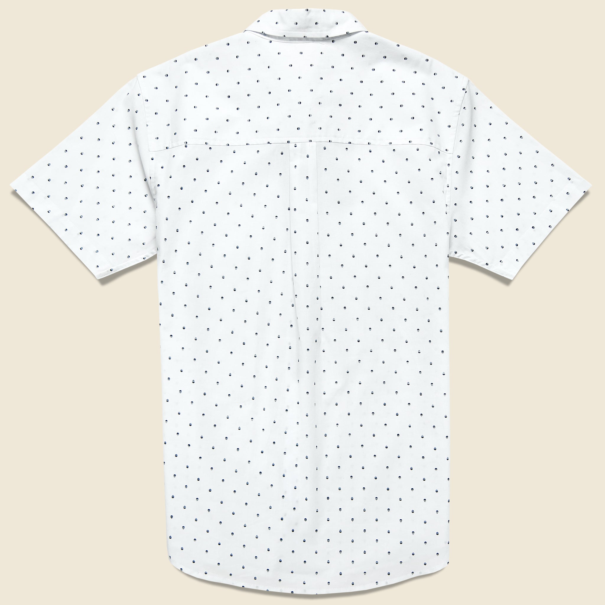 Harbor Shirt - White Polkadot - Bridge & Burn - STAG Provisions - Tops - S/S Woven - Dot