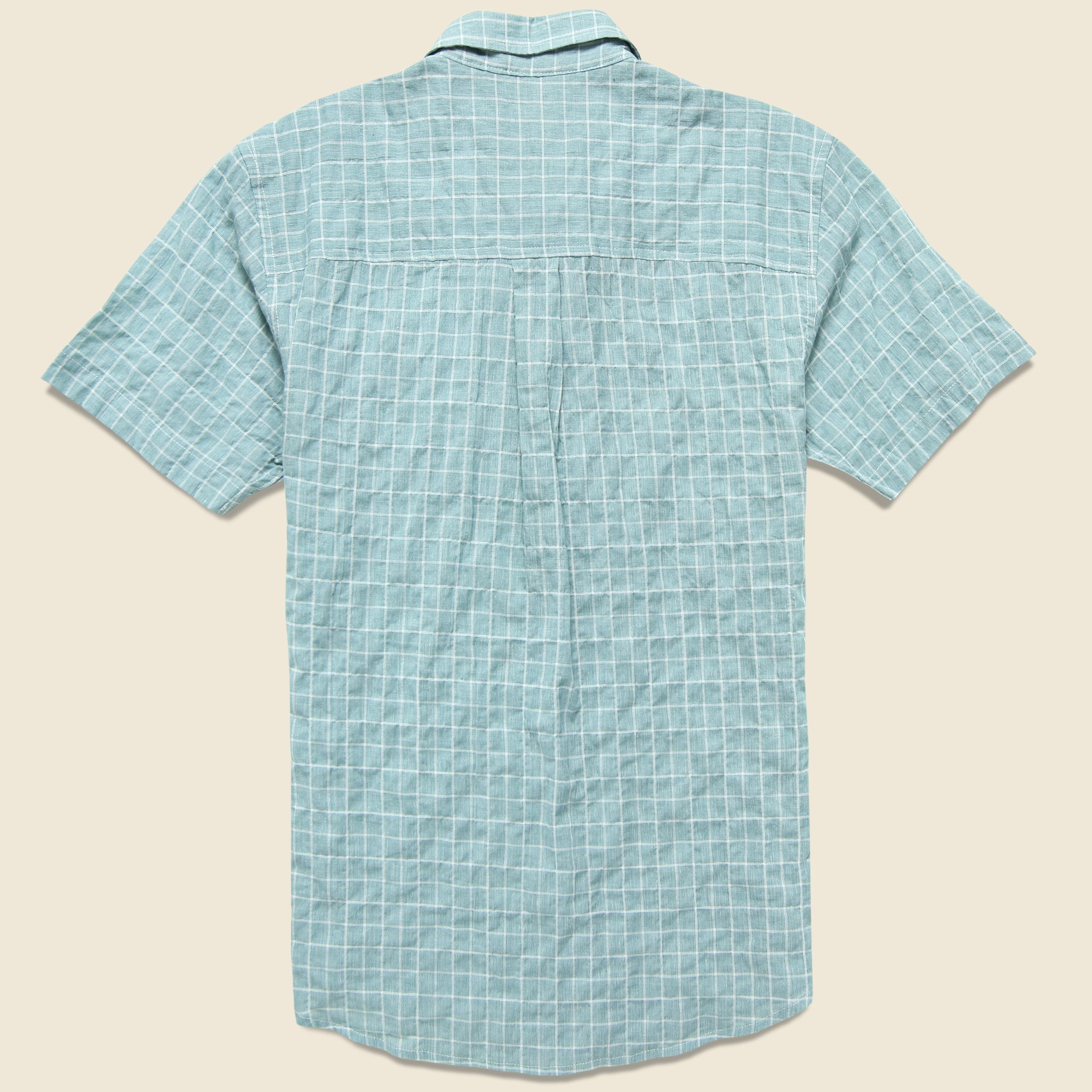 Harbor Shirt - Palm Windowpane - Bridge & Burn - STAG Provisions - Tops - S/S Woven - Plaid