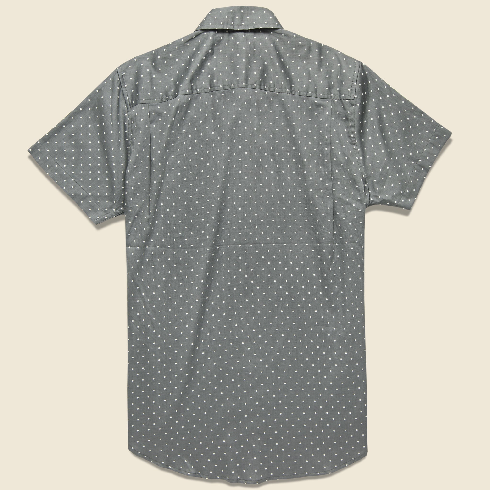 
                          Jackson Polka Dot Shirt - Grey - Bridge &amp; Burn - STAG Provisions - Tops - S/S Woven - Dot
                        