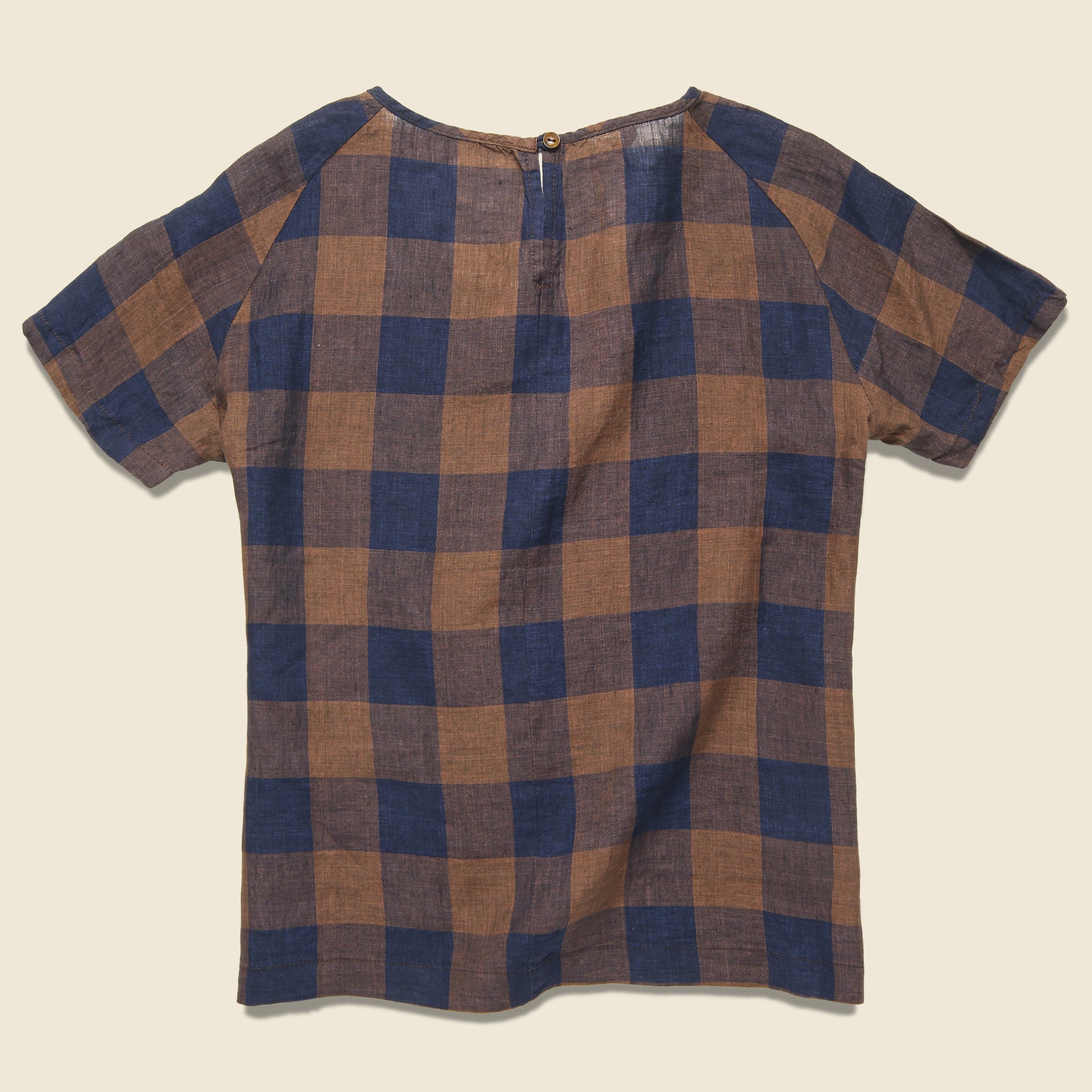 
                          Reese Top - Navy/Rust Gingham - Bridge &amp; Burn - STAG Provisions - W - Tops - S/S Woven
                        