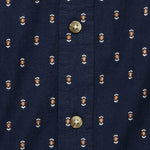 Harbor Shirt - Navy Dobby - Bridge & Burn - STAG Provisions - Tops - S/S Woven - Other Pattern