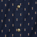 Harbor Shirt - Navy Dobby - Bridge & Burn - STAG Provisions - Tops - S/S Woven - Other Pattern