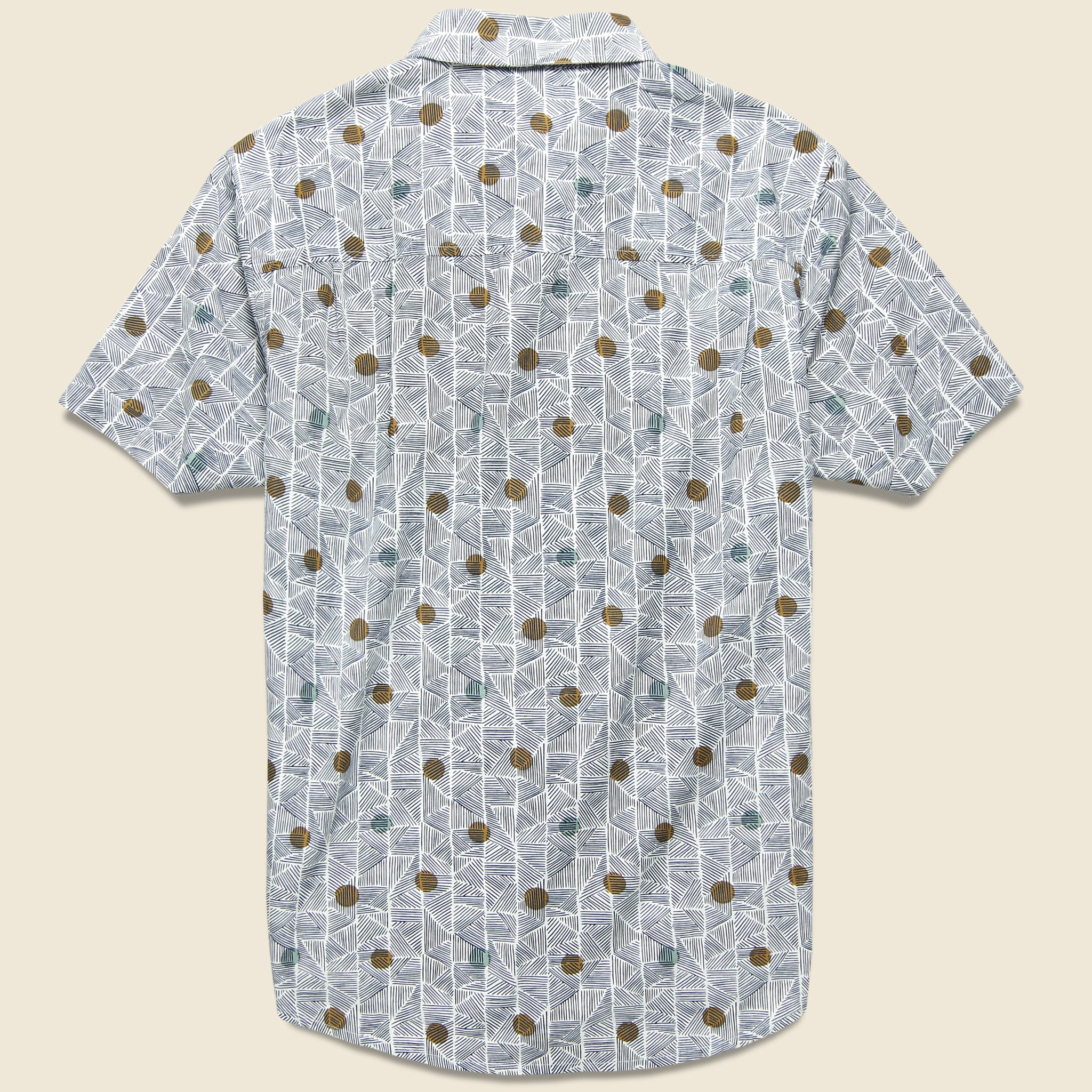 Harbor Shirt - Geo-Poko - Bridge & Burn - STAG Provisions - Tops - S/S Woven - Other Pattern