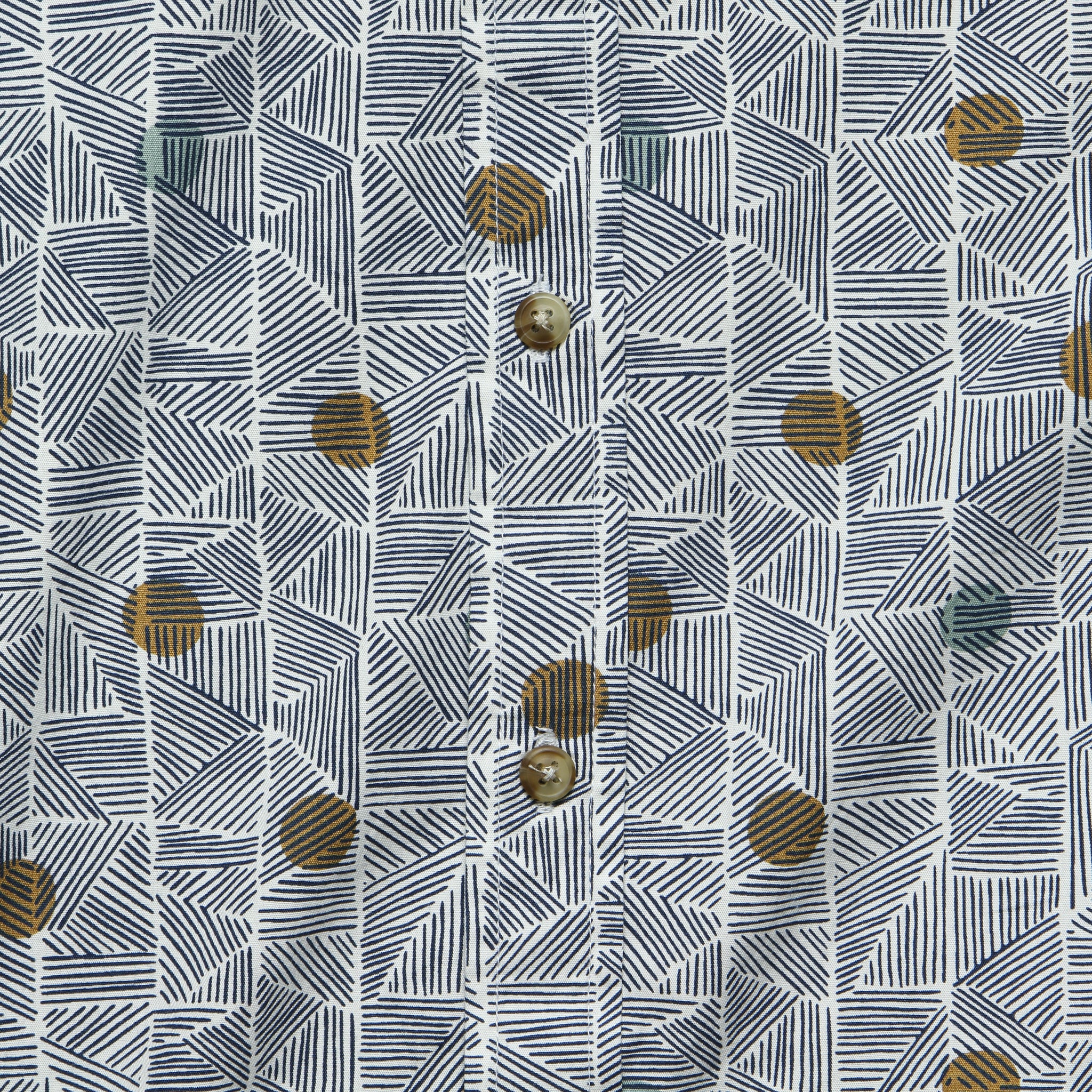 Harbor Shirt - Geo-Poko - Bridge & Burn - STAG Provisions - Tops - S/S Woven - Other Pattern