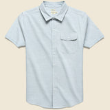 Marten Shirt - Light Grey Grid - Bridge & Burn - STAG Provisions - Tops - S/S Woven - Plaid