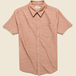 Harbor Shirt - Rust Dobby Dot - Bridge & Burn - STAG Provisions - Tops - S/S Woven - Dot