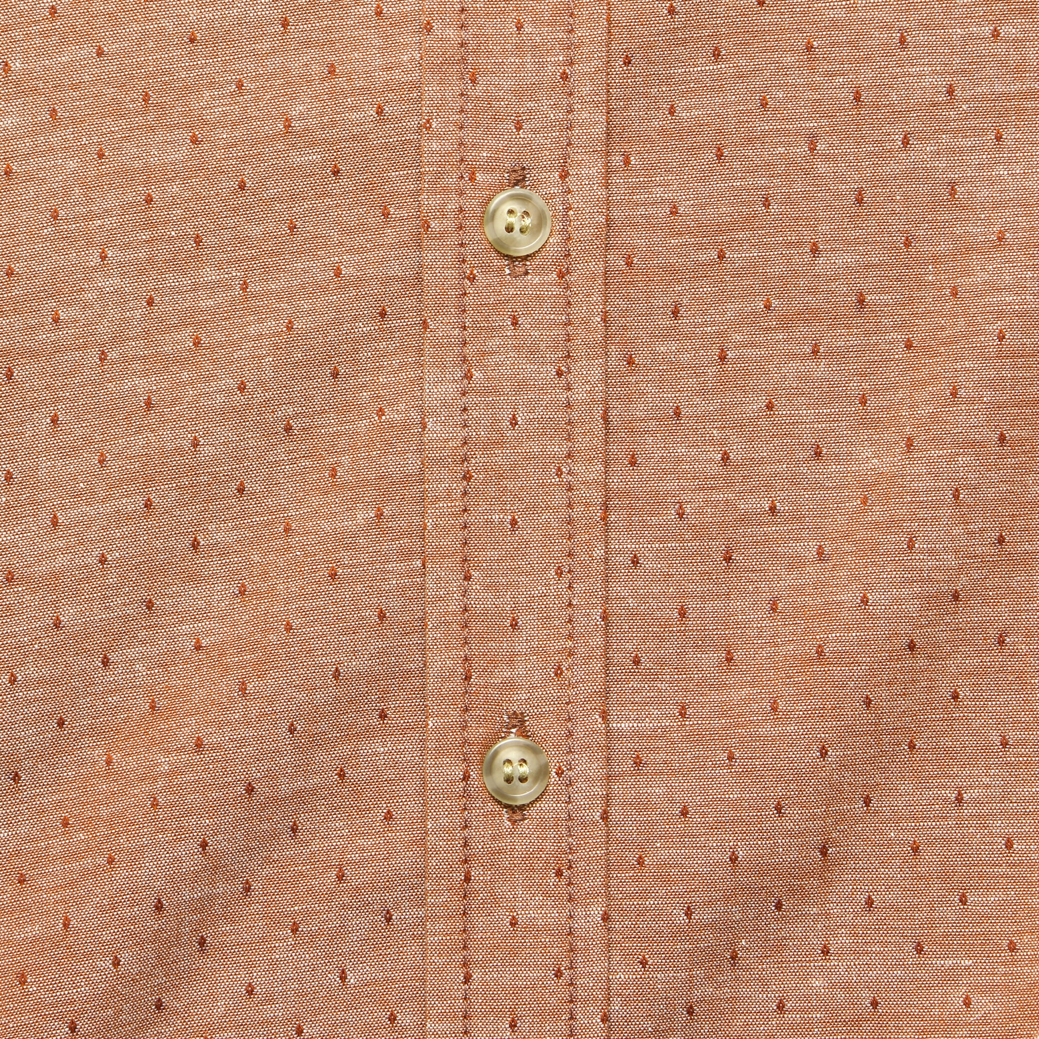 Harbor Shirt - Rust Dobby Dot - Bridge & Burn - STAG Provisions - Tops - S/S Woven - Dot