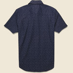 Malcom Shirt - Navy Arrow - Bridge & Burn - STAG Provisions - Tops - S/S Woven - Other Pattern