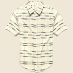 Harbor Shirt - Ivory Stripe - Bridge & Burn - STAG Provisions - Tops - S/S Woven - Stripe
