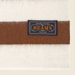 Cashmere Scarf - Off White/Brown Stripe - BEAMS+ - STAG Provisions - Accessories - Scarves
