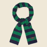 Cashmere Scarf - Green/Navy Stripe - BEAMS+ - STAG Provisions - Accessories - Scarves