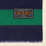 Cashmere Scarf - Green/Navy Stripe - BEAMS+ - STAG Provisions - Accessories - Scarves
