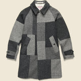 Harris Tweed Patchwork Coat - Grey - BEAMS+ - STAG Provisions - Outerwear - Coat / Jacket
