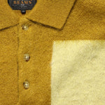 Shaggy Knit  Sweater Polo - Mustard - BEAMS+ - STAG Provisions - Tops - Sweater
