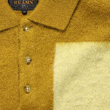 Shaggy Knit  Sweater Polo - Mustard - BEAMS+ - STAG Provisions - Tops - Sweater