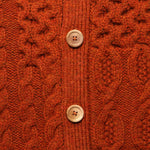 Alan Patchwork Cardigan - Orange - BEAMS+ - STAG Provisions - Tops - Sweater