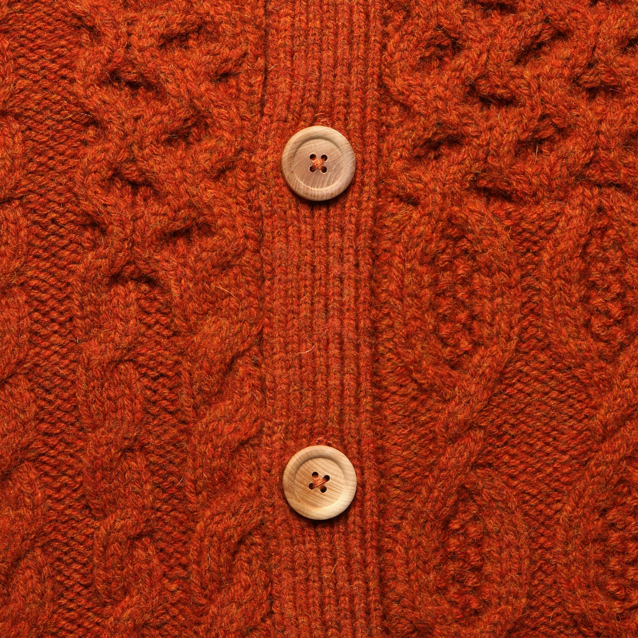 Alan Patchwork Cardigan - Orange - BEAMS+ - STAG Provisions - Tops - Sweater