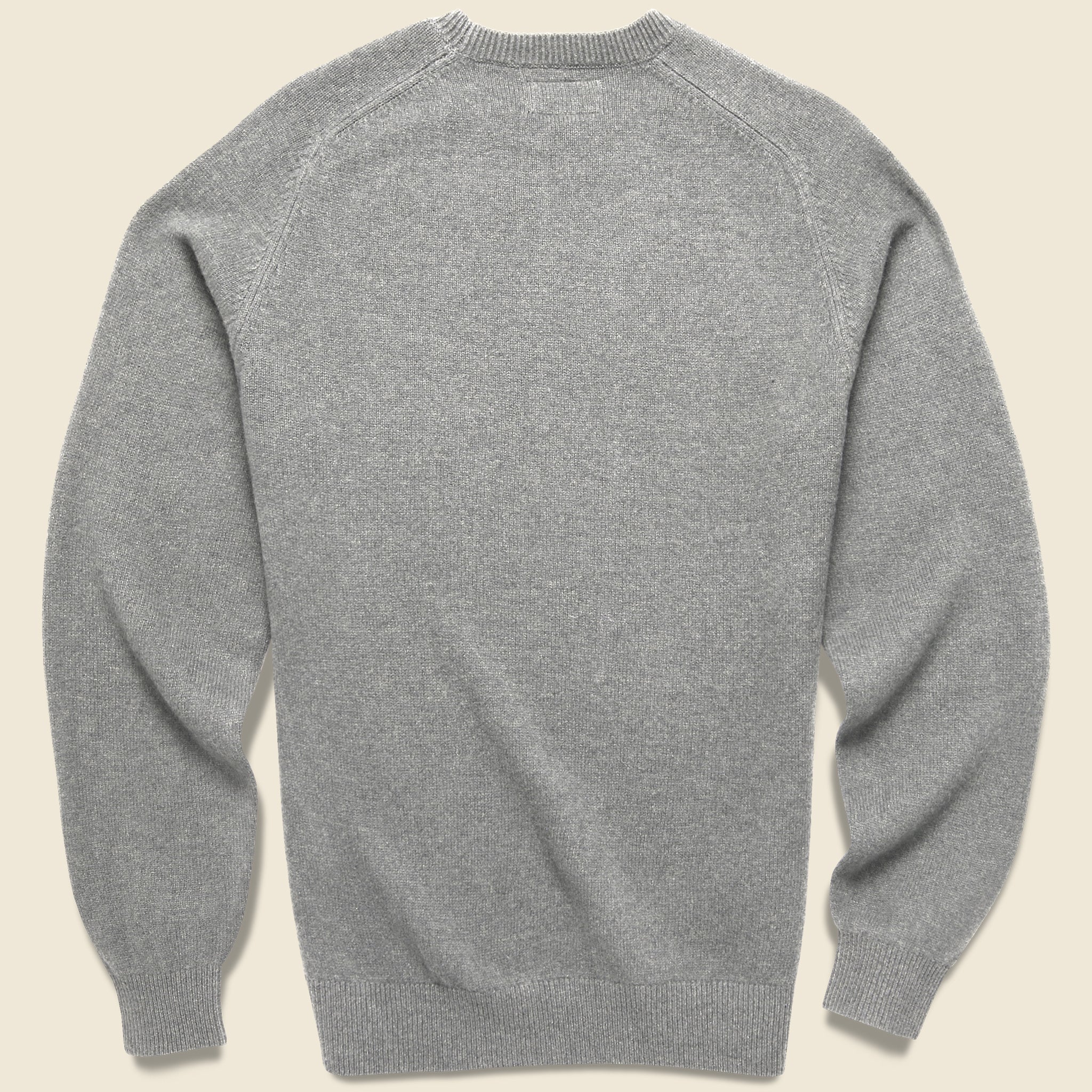 Merino Crew Sweater - Grey - BEAMS+ - STAG Provisions - Tops - Sweater