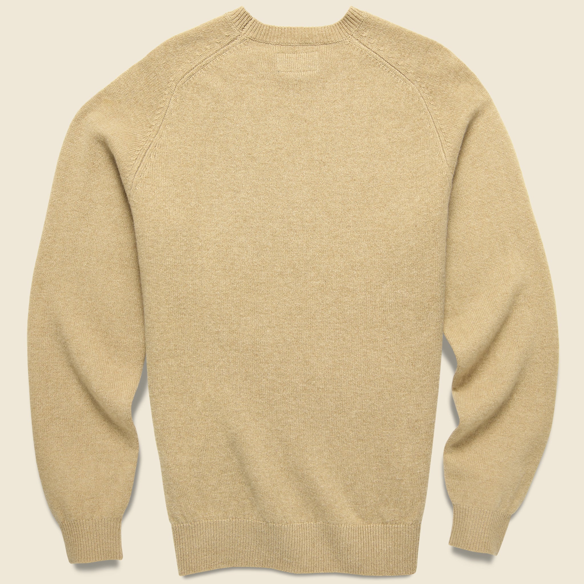 
                          Merino Crew Sweater - Beige - BEAMS+ - STAG Provisions - Tops - Sweater
                        