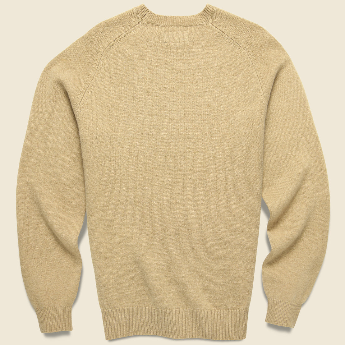 Merino Crew Sweater - Beige - BEAMS+ - STAG Provisions - Tops - Sweater