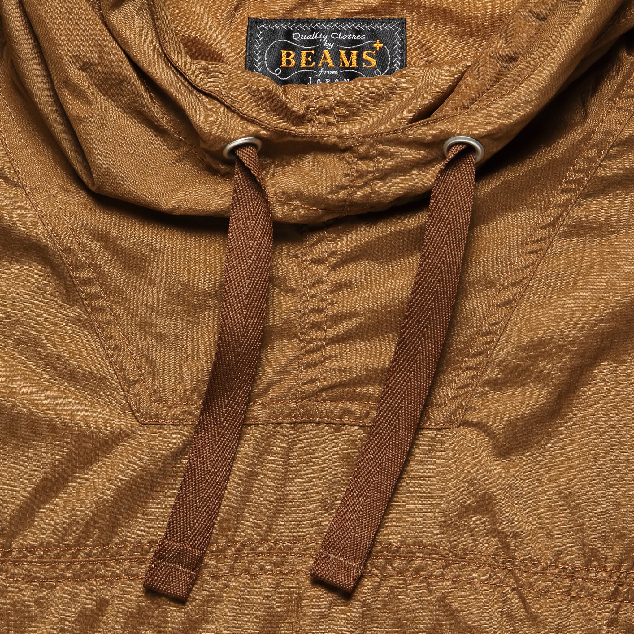 Nylon Rip Stop MIL Smock - Brown - BEAMS+ - STAG Provisions - Outerwear - Coat / Jacket