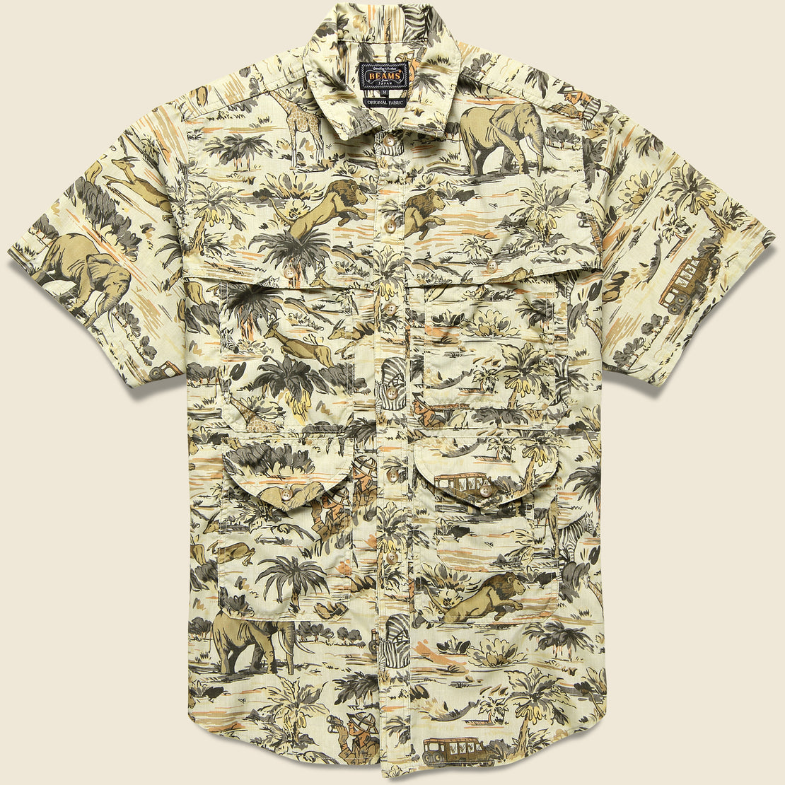 BEAMS+ Adventure Shirt II - Safari