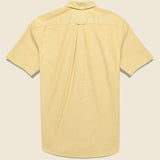 Short Sleeve Oxford Shirt - Yellow - BEAMS+ - STAG Provisions - Tops - S/S Woven - Solid