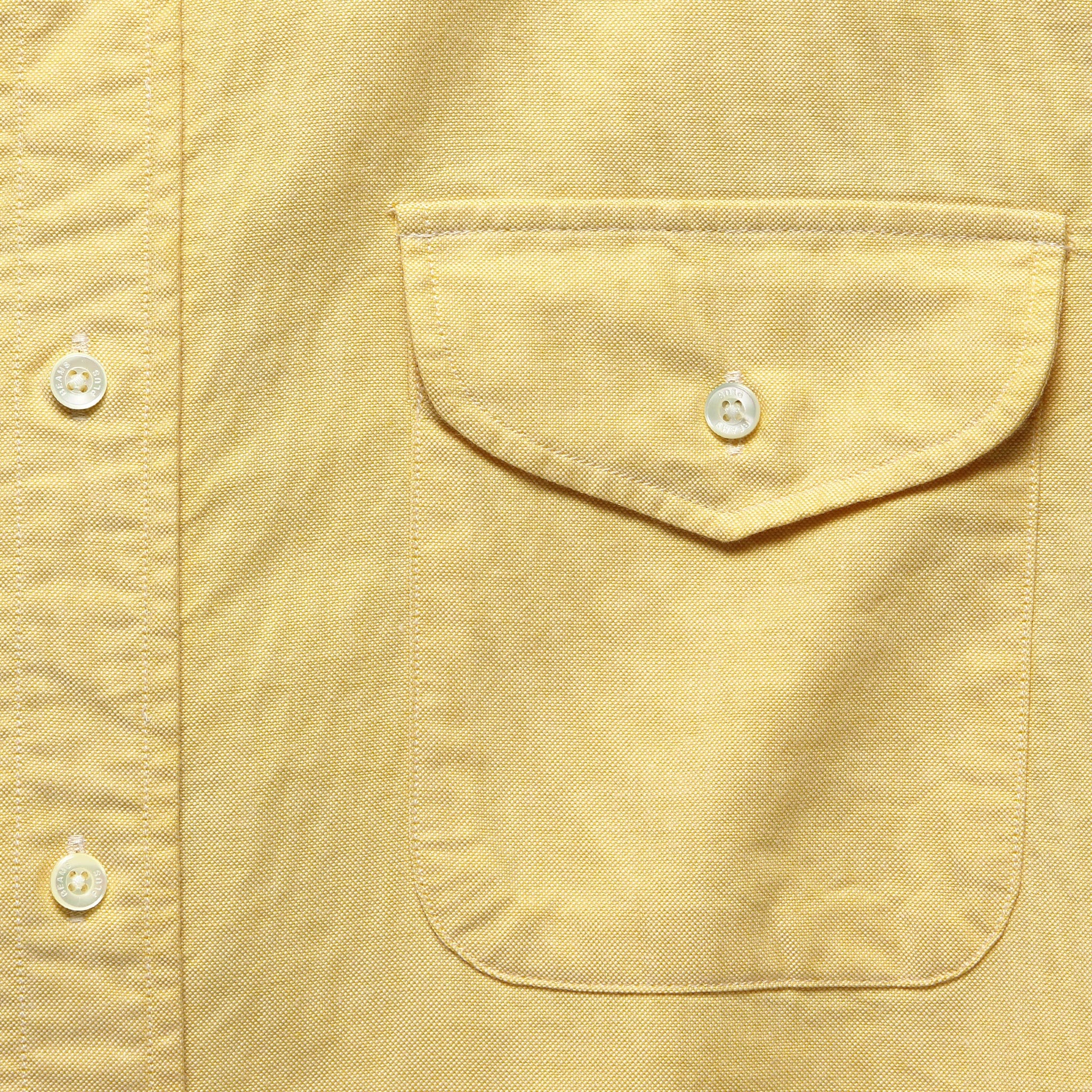 
                          Short Sleeve Oxford Shirt - Yellow - BEAMS+ - STAG Provisions - Tops - S/S Woven - Solid
                        