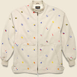 Embroidered Boat Jacket - Cement/Multi - BEAMS+ - STAG Provisions - Outerwear - Coat / Jacket