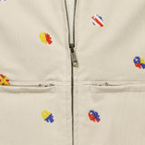 Embroidered Boat Jacket - Cement/Multi - BEAMS+ - STAG Provisions - Outerwear - Coat / Jacket