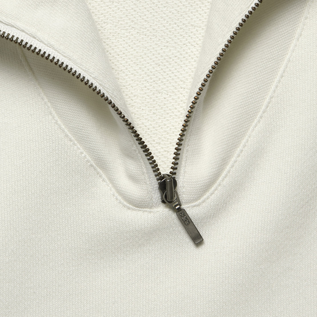 Half-Zip Sweatshirt - White