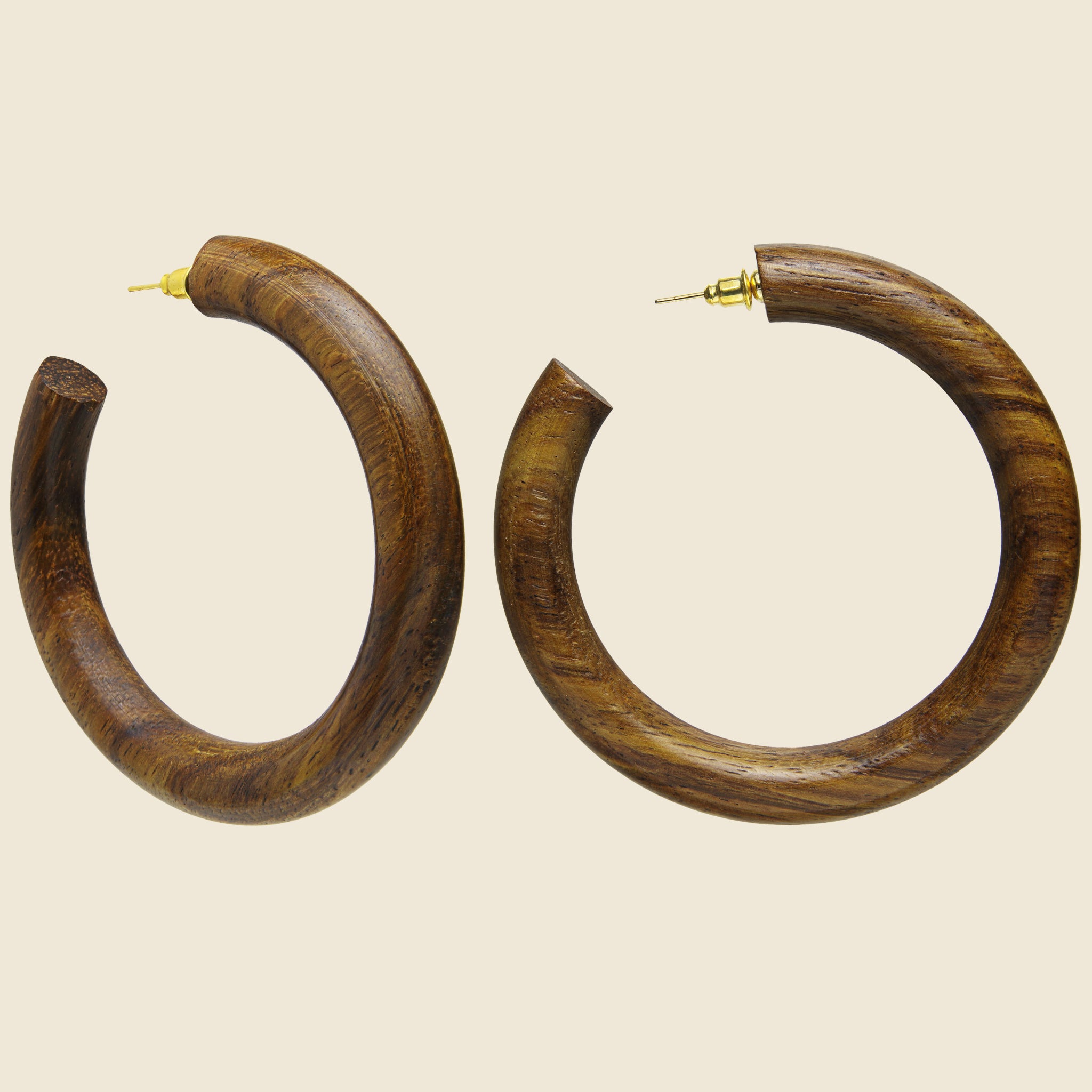 
                          Margaux Hoop - Walnut - Bembien - STAG Provisions - W - Accessories - Earrings
                        