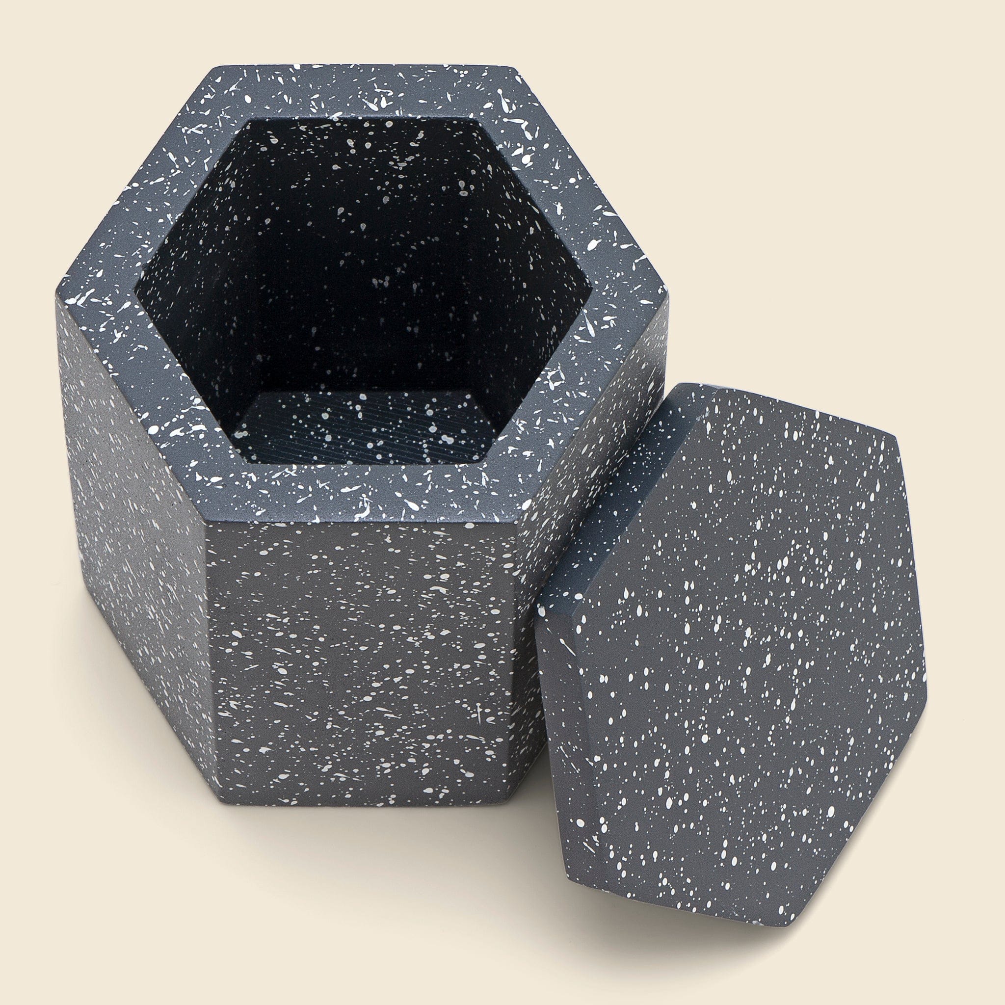 Speckled Cement Canister - Home - STAG Provisions - Home - Kitchen - Storage