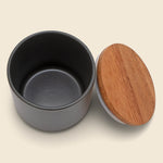 Medium Stoneware & Acacia Canister - Home - STAG Provisions - Home - Kitchen - Storage