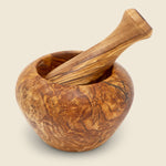 Olive Wood Mortar & Pestle - Home - STAG Provisions - Home - Kitchen - Cooking