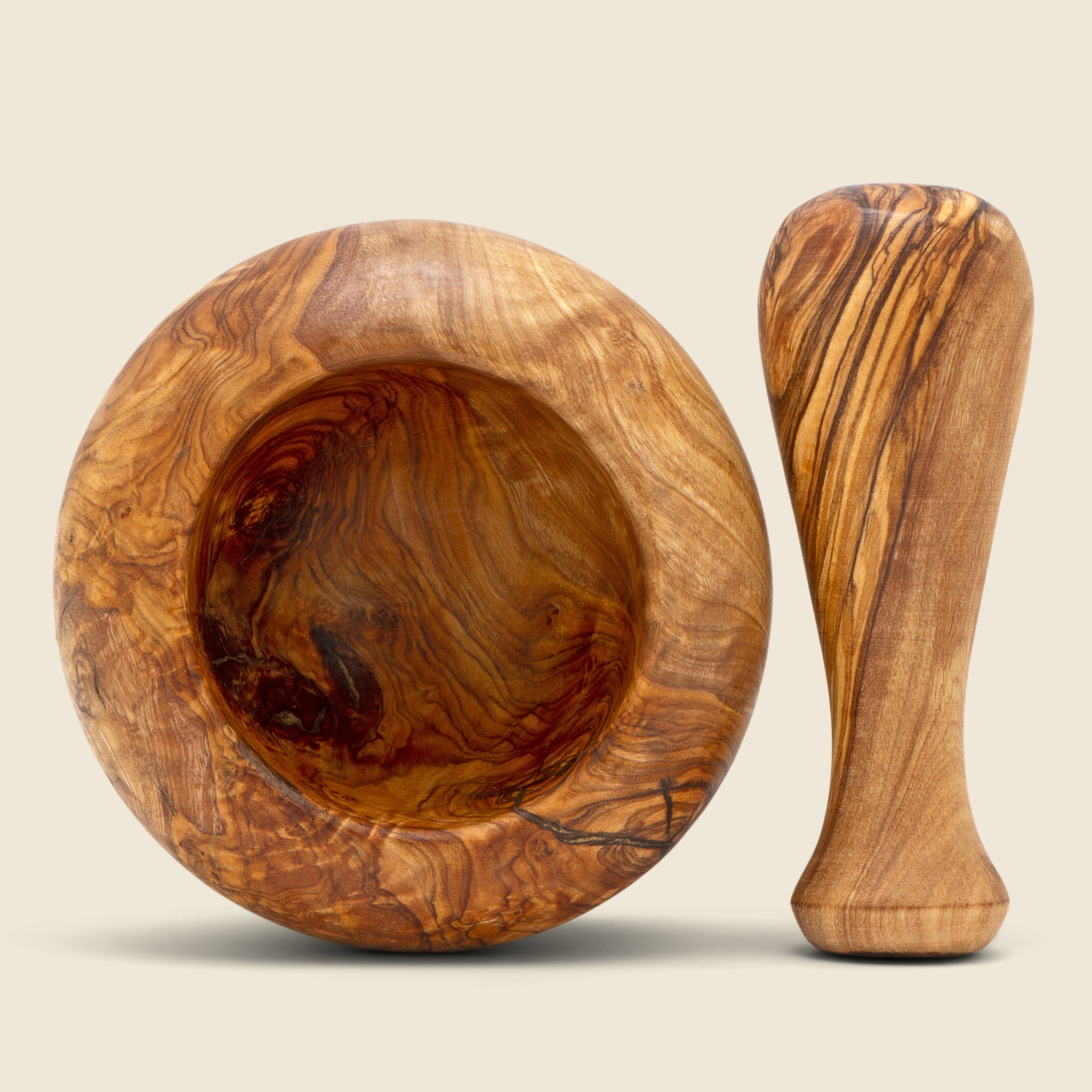 Olive Wood Mortar & Pestle - Home - STAG Provisions - Home - Kitchen - Cooking