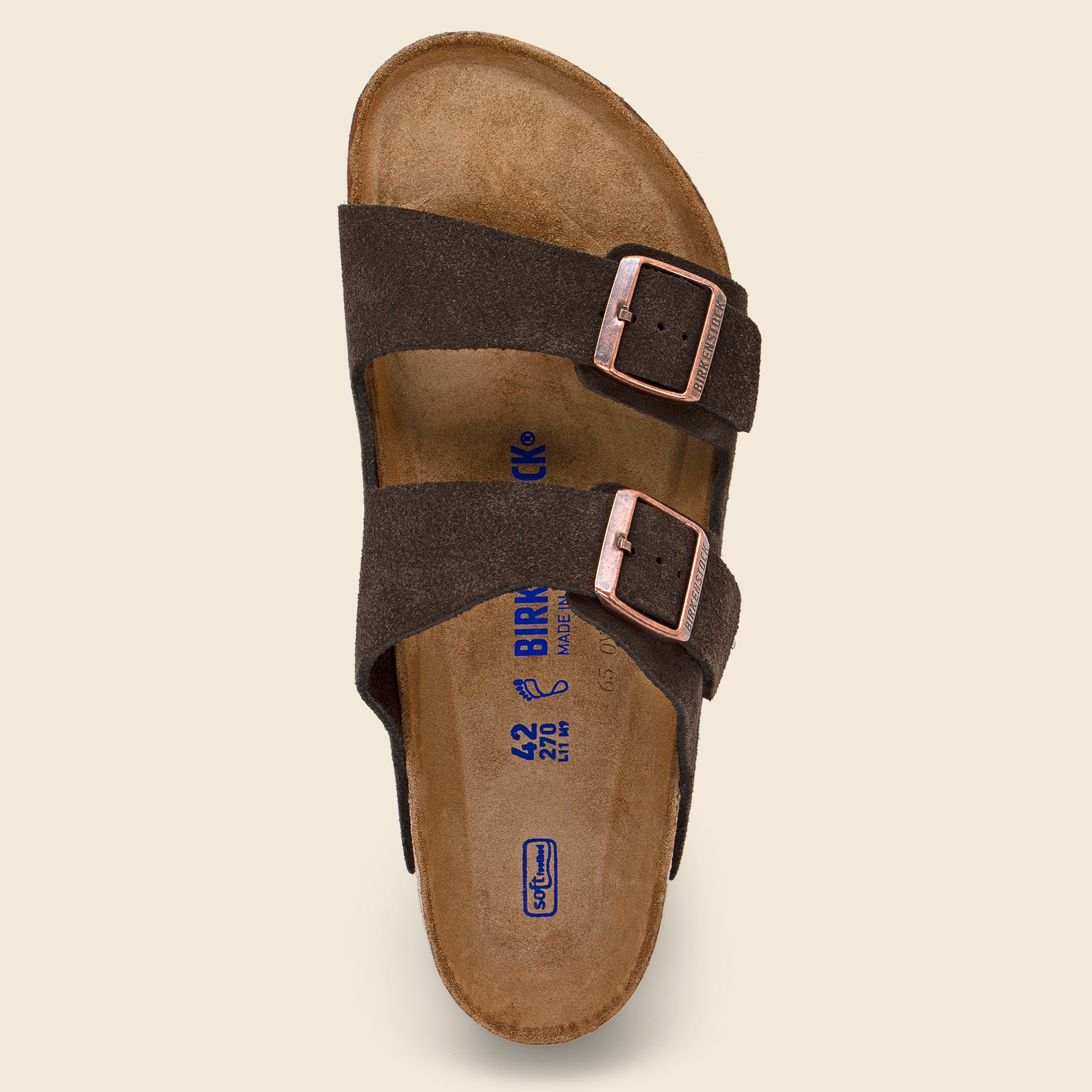 Arizona Suede Sandal - Mocha - Birkenstock - STAG Provisions - Shoes - Sandals / Flops