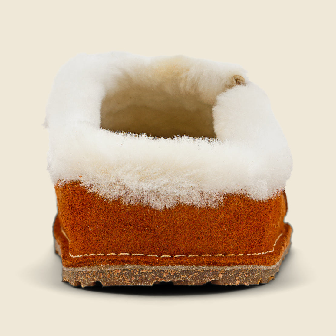 Zermatt Wool Slipper - Mink Suede/Natural Shearling - Birkenstock - STAG Provisions - Home - Bed - Slipper