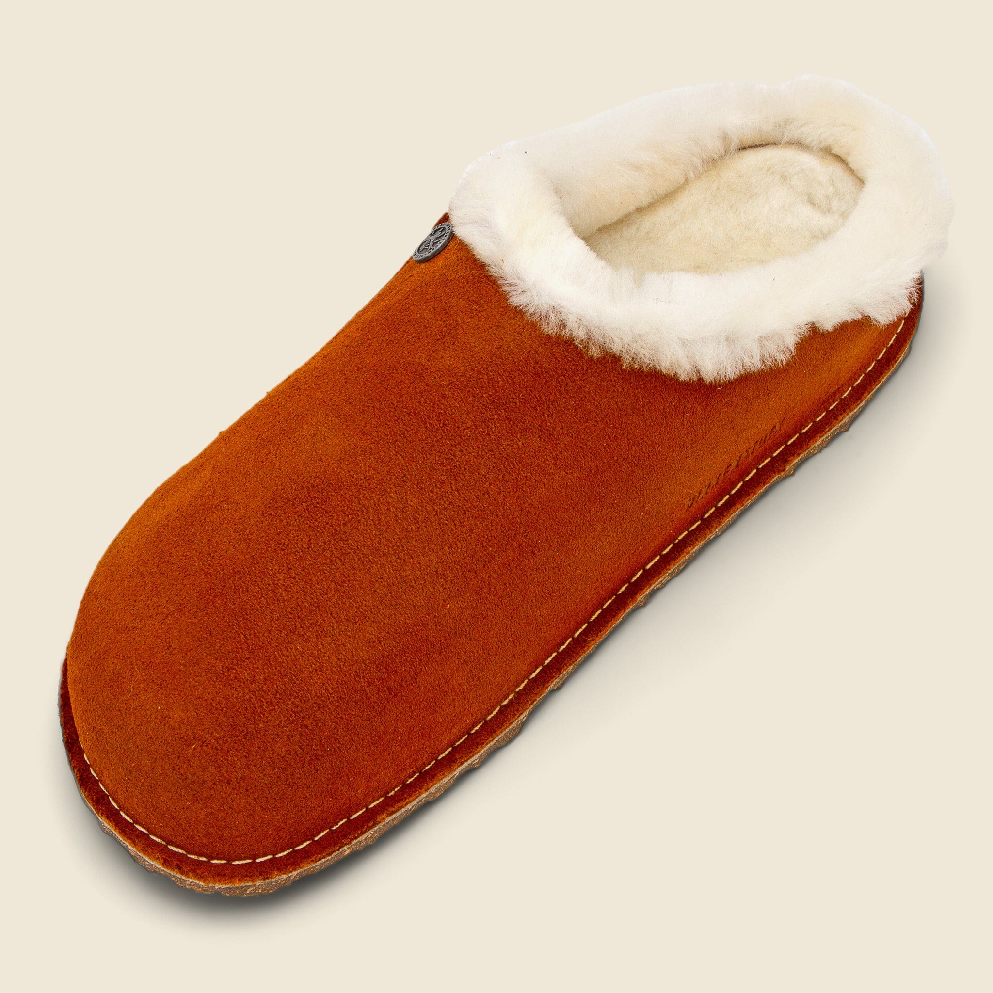 
                          Zermatt Wool Slipper - Mink Suede/Natural Shearling - Birkenstock - STAG Provisions - Home - Bed - Slipper
                        