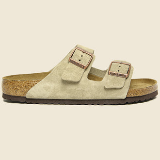 Arizona Suede Sandal - Taupe