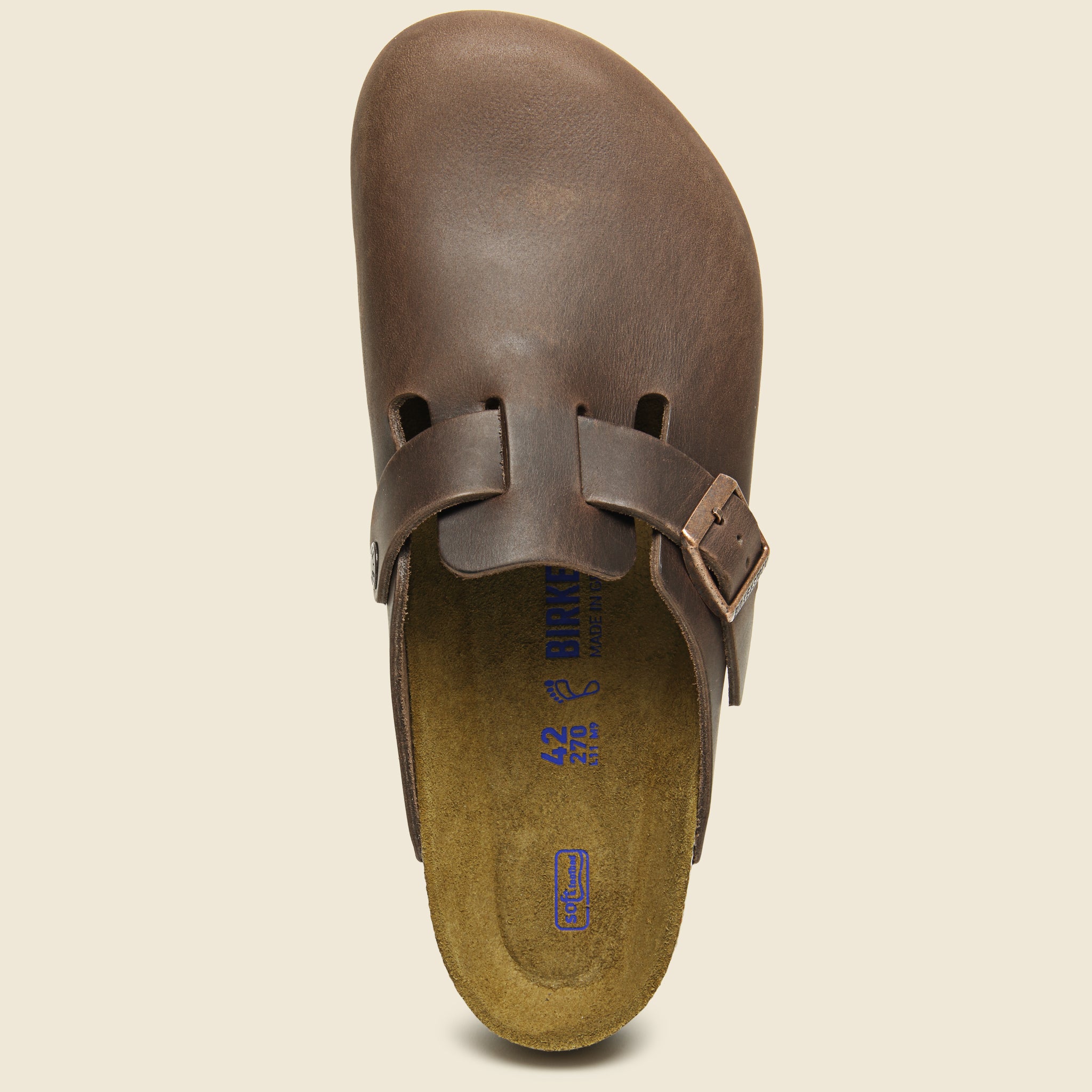 
                          Boston Oiled Leather Clog - Habana - Birkenstock - STAG Provisions - Shoes - Sandals / Flops
                        