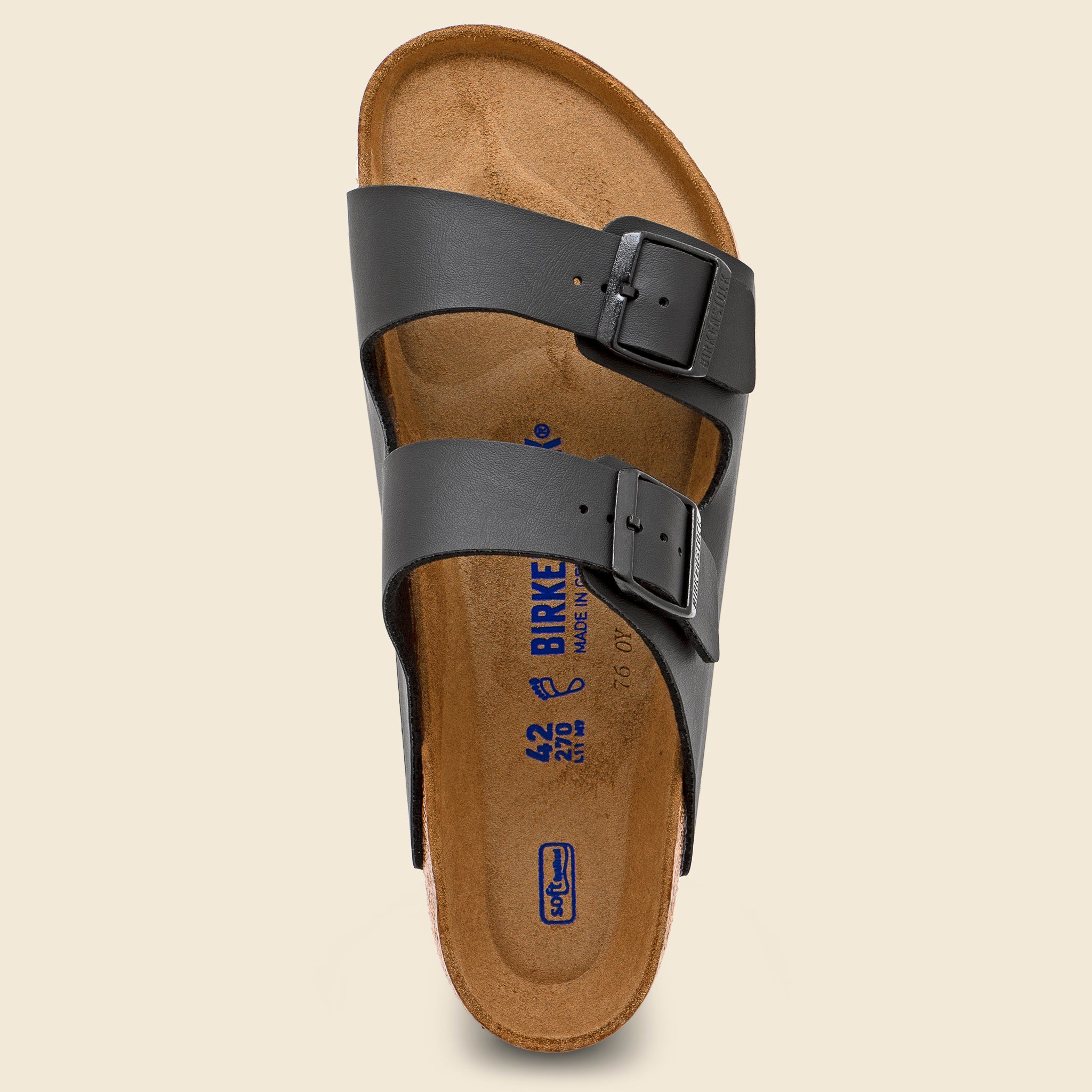 Arizona Birko Flor Sandal - Black - Birkenstock - STAG Provisions - Shoes - Sandals / Flops