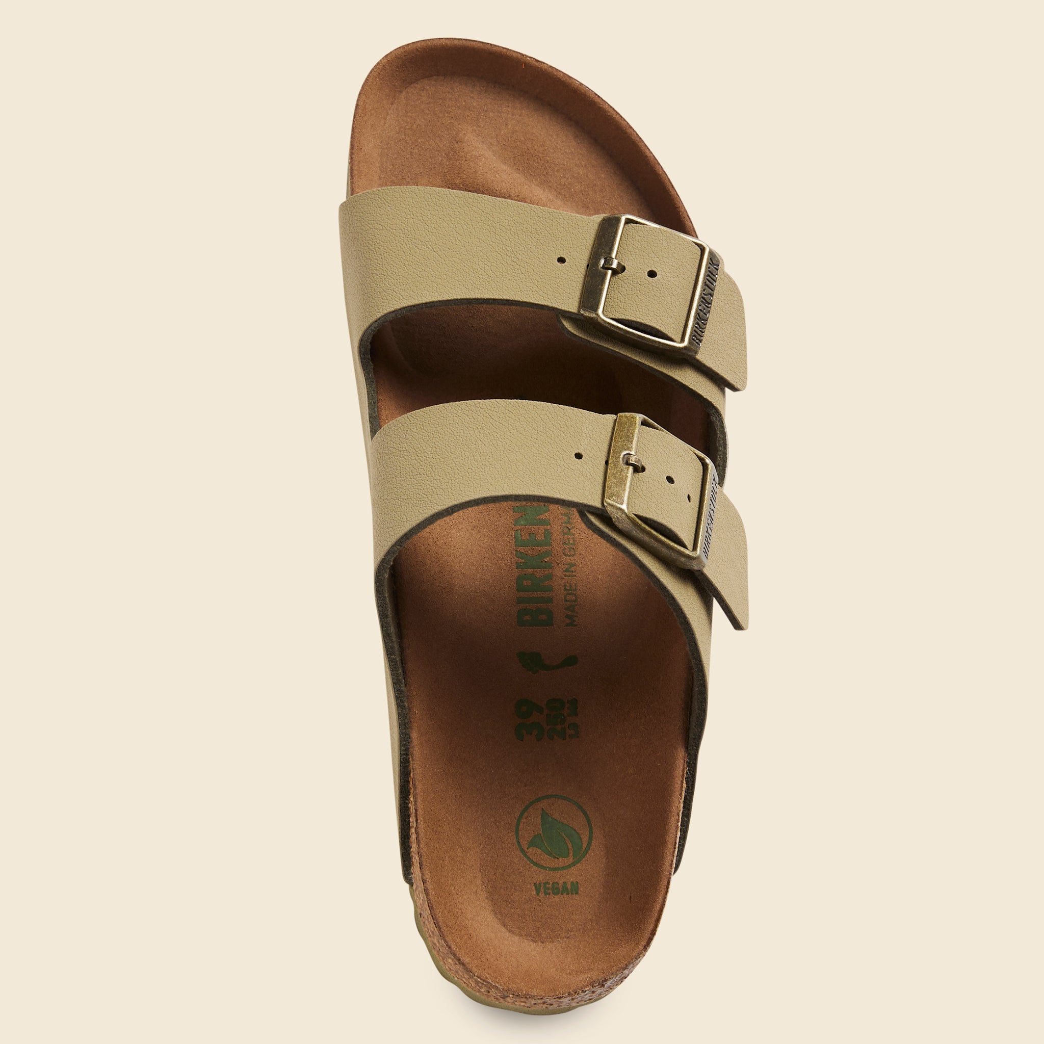 
                          Arizona Vegan Sandal - Faded Khaki - Birkenstock - STAG Provisions - W - Shoes - Sandals
                        