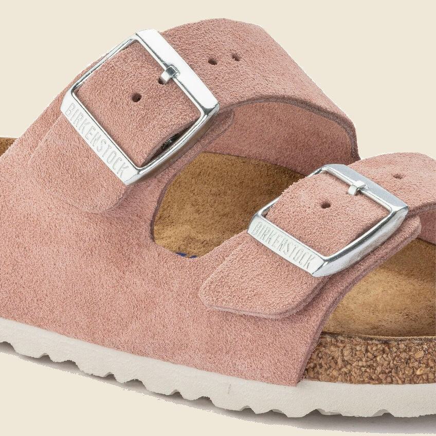 
                          Arizona Soft Footbed - Pink Clay Suede - Birkenstock - STAG Provisions - W - Shoes - Sandals
                        