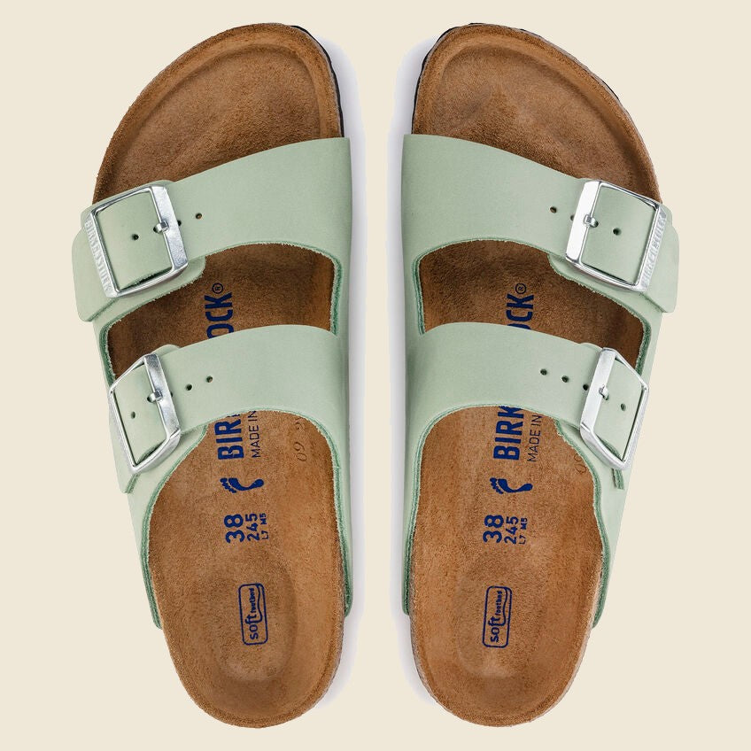 Arizona Soft Footbed - Matcha Nubuck - Birkenstock - STAG Provisions - W - Shoes - Sandals