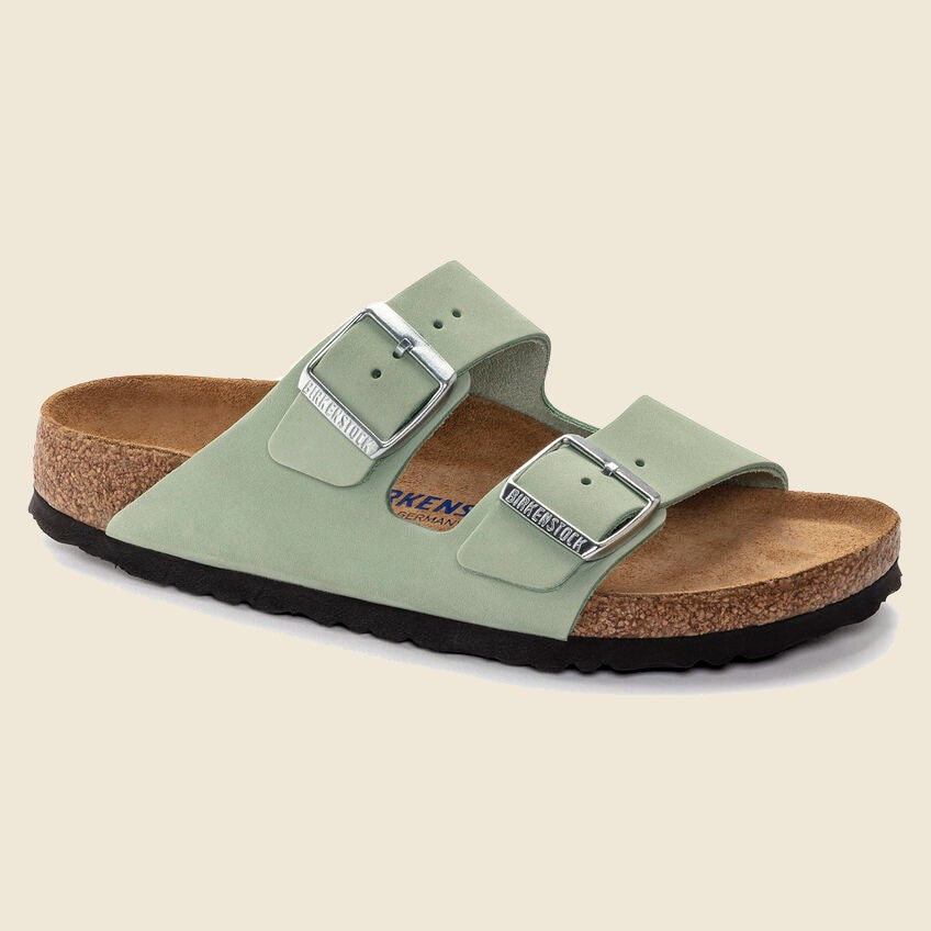 Arizona Soft Footbed - Matcha Nubuck - Birkenstock - STAG Provisions - W - Shoes - Sandals