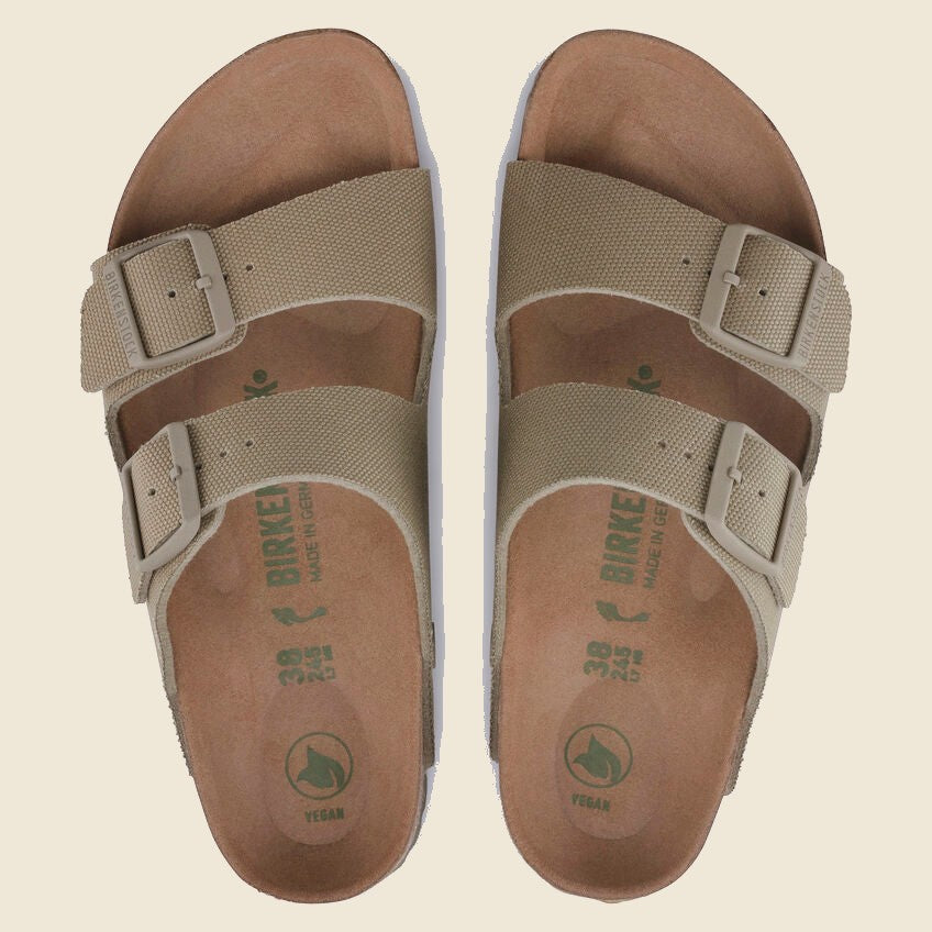 Arizona Vegan - Canvas Faded Khaki - Birkenstock - STAG Provisions - W - Shoes - Sandals