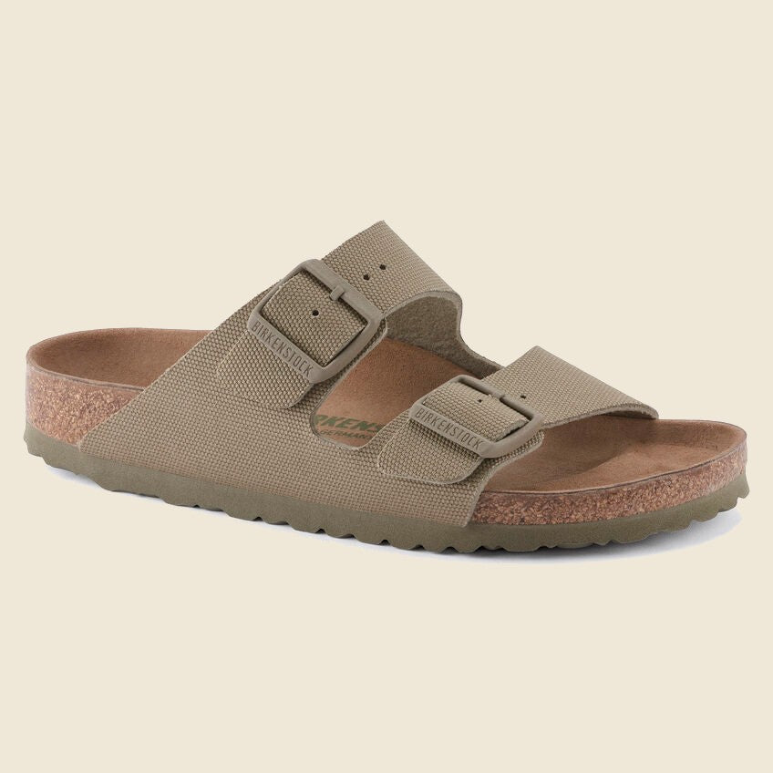 Arizona Vegan - Canvas Faded Khaki - Birkenstock - STAG Provisions - W - Shoes - Sandals